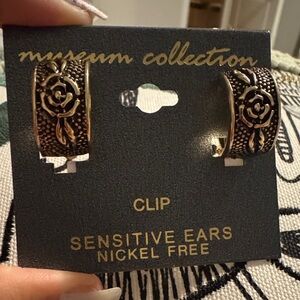 Floral Clip Earrings